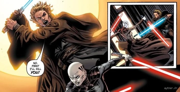 Comment Anakin a eu sa cicatrice à l'œil ?