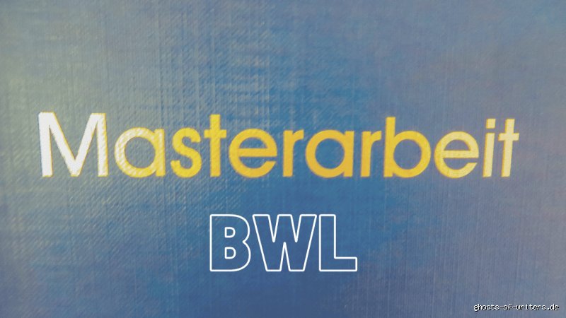 Was bringt mir ein Master in BWL?