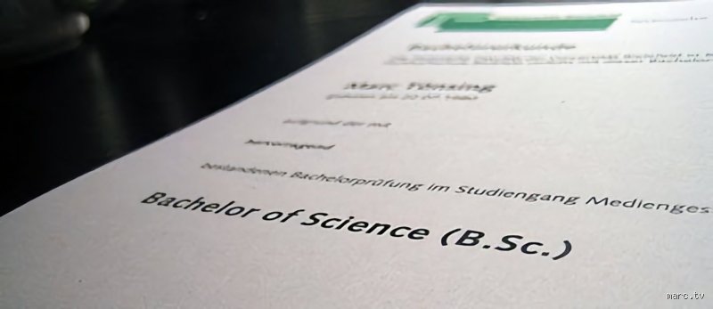 Was heißt auf Deutsch Bachelor of Science?