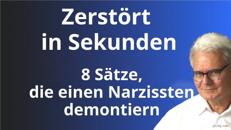 Warum zerstören Narzissten alles?