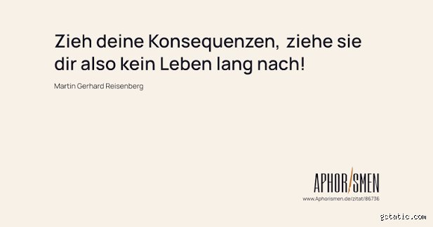 Was bedeutet Konsequenzen zu ziehen und warum scheitern die meisten Menschen kläglich an dieser Lebenskunst?