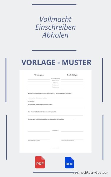 Darf mein Ehepartner meine Einschreiben abholen? Alles, was du wissen musst