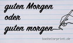 Was bedeutet es wenn er guten Morgen schreibt?