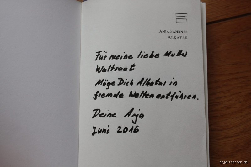 Was ist eine persönliche Widmung?