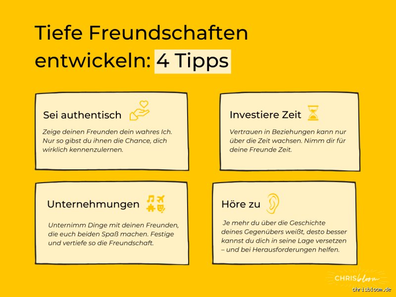 Wie entsteht eine tiefe Freundschaft?