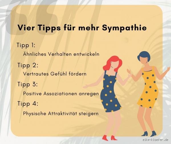 Wie erkenne ich Sympathie?