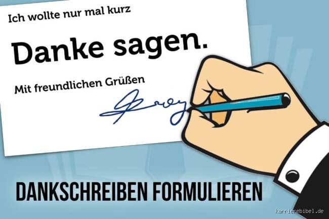 Wie formuliere ich ein Dankeschön?