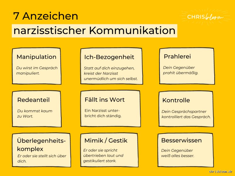 Wie kann man einen Narzissten austricksen?