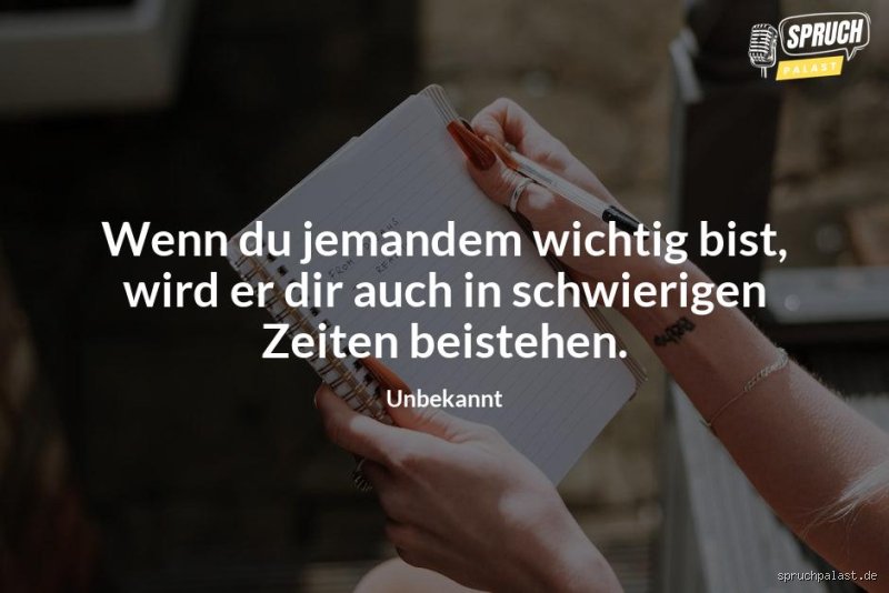 Wie zeigt man jemanden dass er wichtig ist?