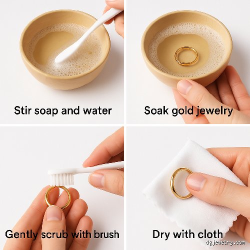Comment nettoyer vos bijoux en or naturellement : Le guide simple et efficace