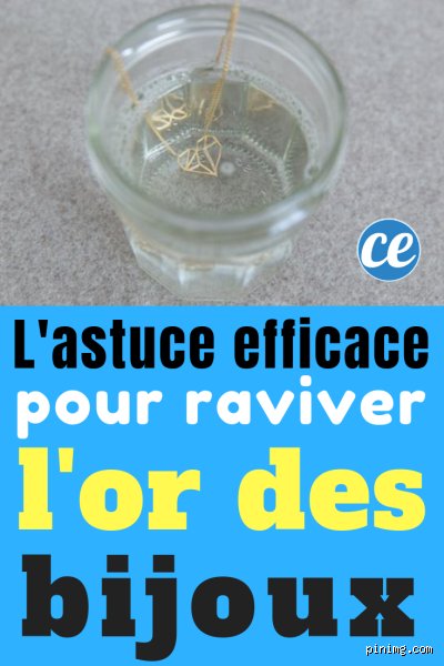 Comment raviver vos bijoux en or ?
