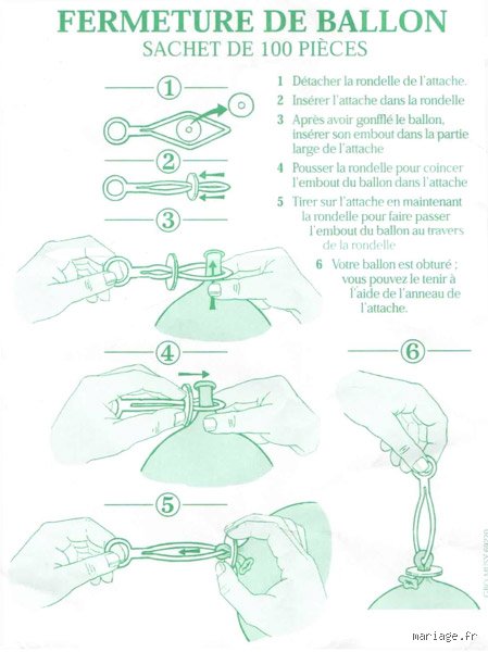 Comment fermer facilement un ballon ?