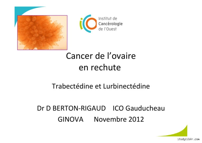 Quel est le cancer le plus fréquent en rechute ?