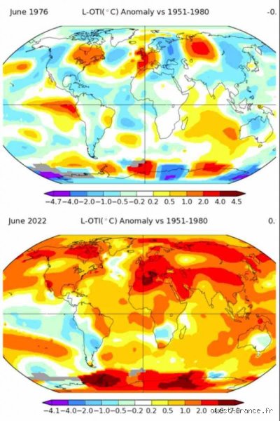 Y a-t-il eu un été plus chaud que celui de 1976 ? Le match historique face au nouveau chaos climatique