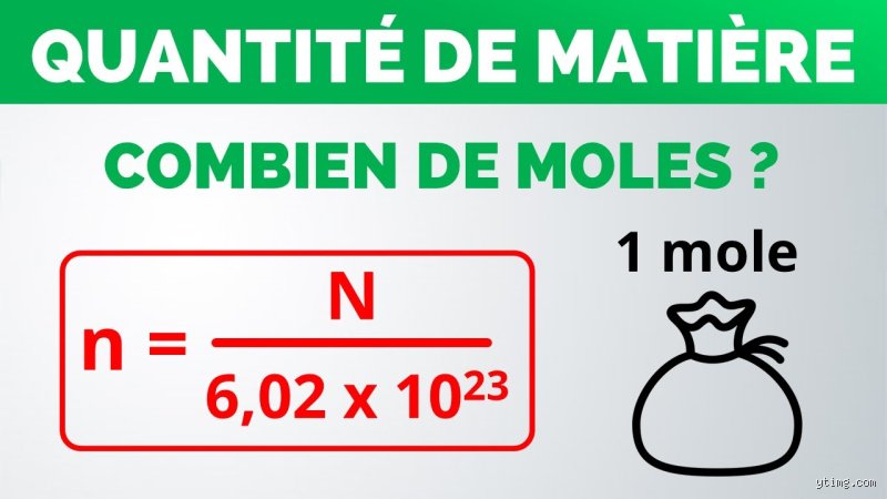 Calculer le nombre de moles d'atomes : La méthode simple pour maîtriser la chimie quantitative