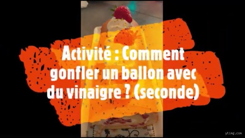 Comment gonfler un ballon avec du vinaigre ?