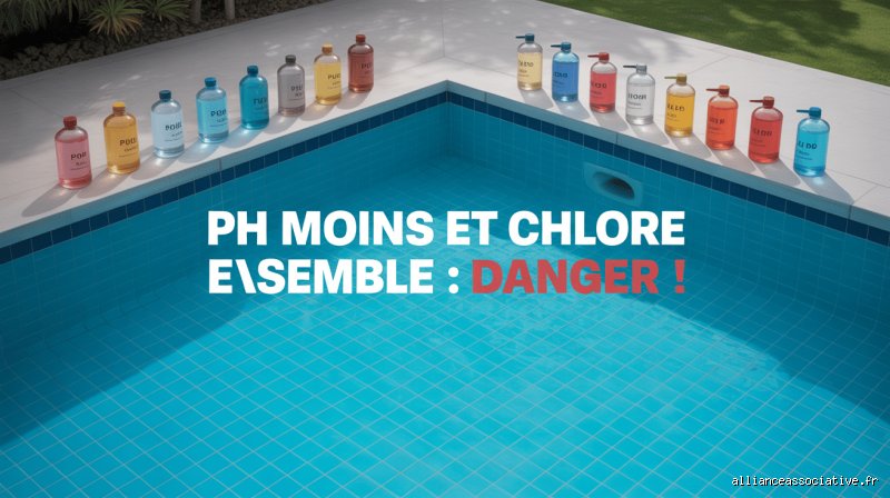 Peut-on mettre du chlore et du pH en même temps dans sa piscine sans risquer une réaction chimique dangereuse ?