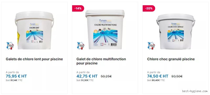 Quels produits ne faut-il pas mélanger avec le chlore choc pour piscine afin d'éviter un accident chimique grave ?