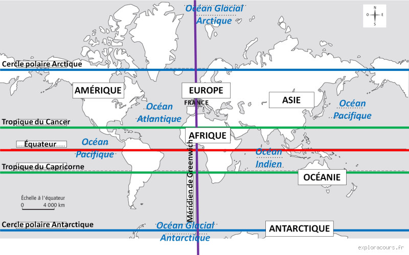 Lignes imaginaires en géographie : ces tracés invisibles qui façonnent le monde