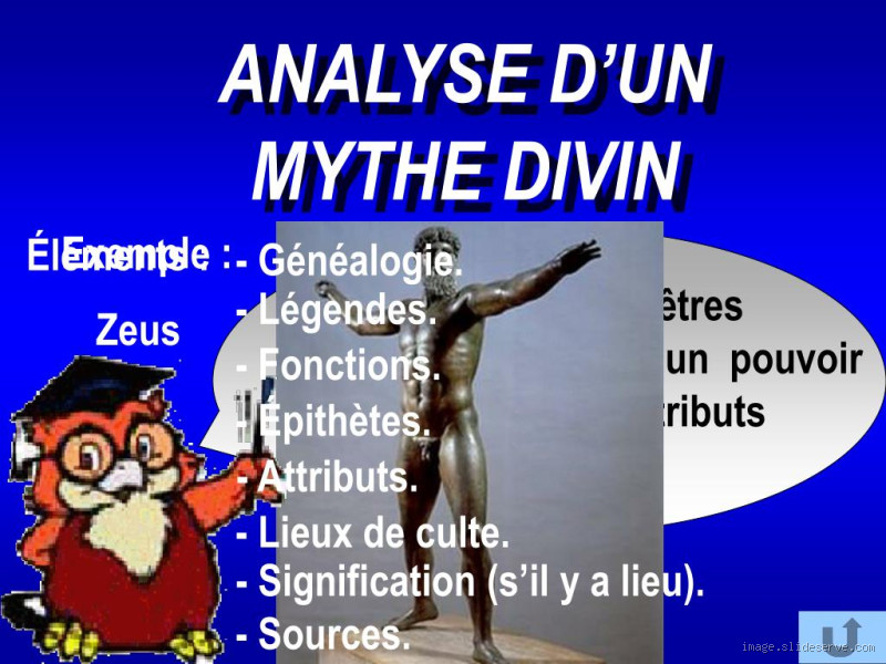 Quelle est l'objectif du mythe ?