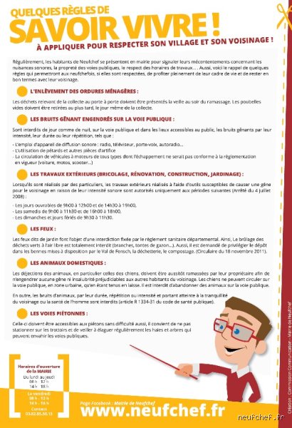 Quelles sont les 10 règles du savoir vivre ?