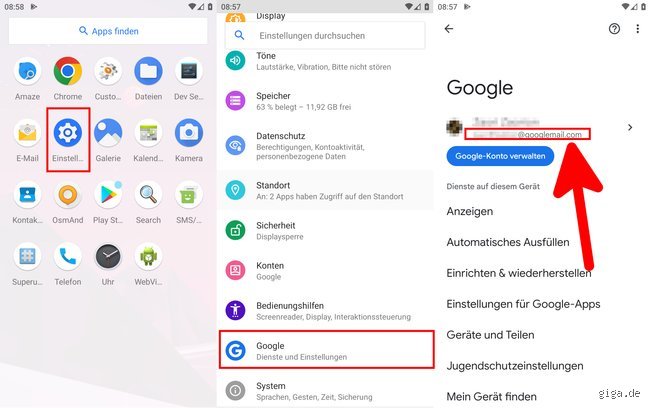 Kann man eine E-Mail-Adresse finden?