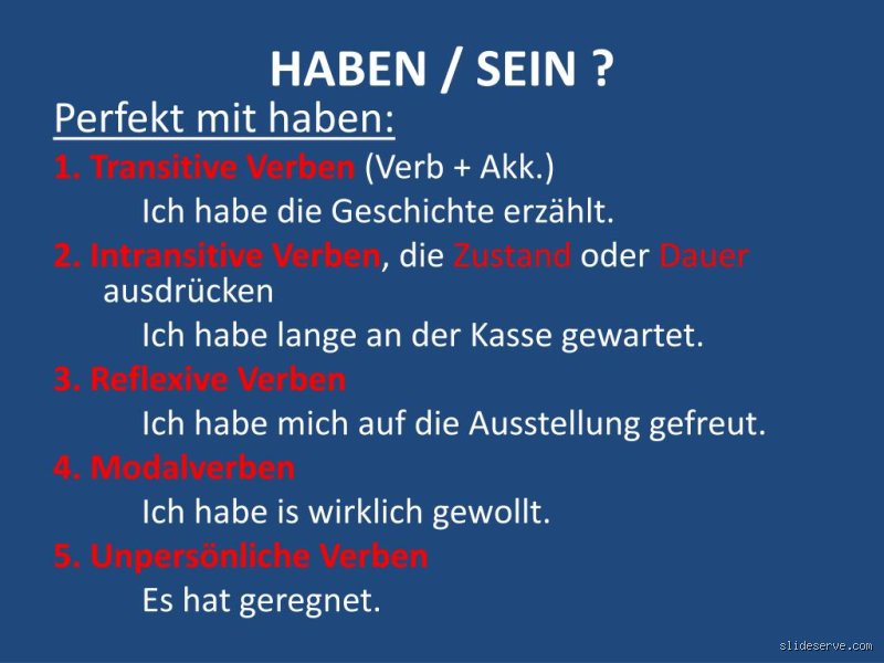 Haben oder Sein im Perfekt: Wann welches Hilfsverb benutzen?
