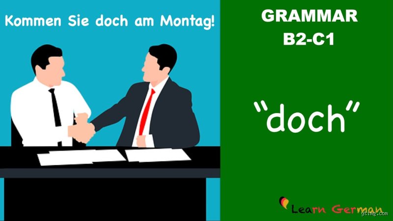 Wann sagt man doch?
