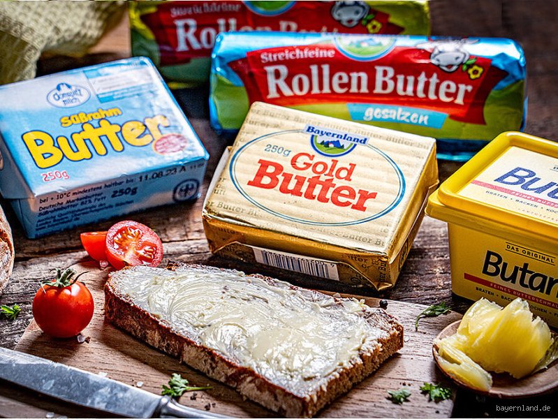 Warum sagt man in Bayern der Butter?