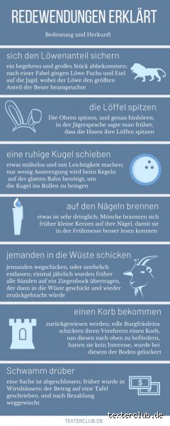 Was bedeutet die Redewendung?