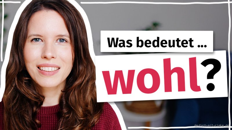 Was bedeutet ja wohl?
