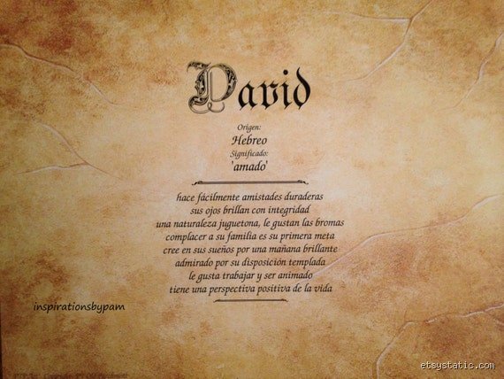 Was heißt David auf Spanisch? Alles, was du wissen musst
