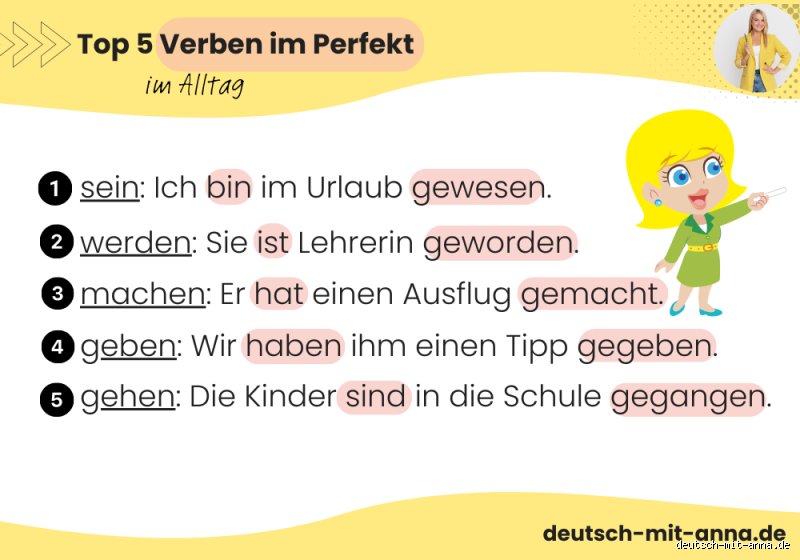 Was ist das Perfekt von ICH HABE? – Die vollständige Analyse der Zeitform