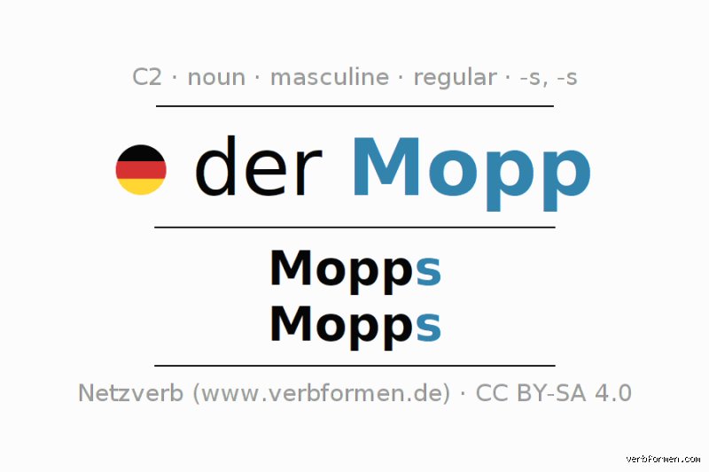 Was ist der Plural von Mopp? Die endgültige Klärung einer haarigen Rechtschreibfrage