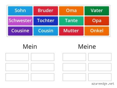Was ist der Unterschied zwischen mein und meine?