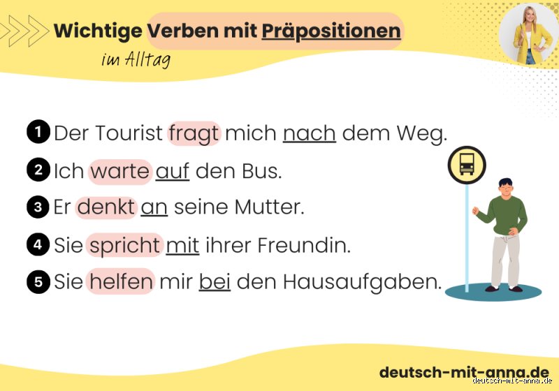 Was ist ein Verb mit Präposition?