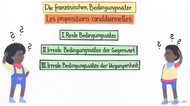 Welche Bedingungssätze gibt es?