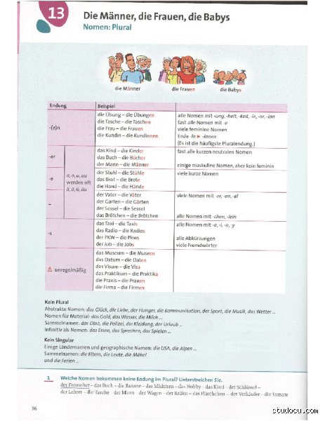 Welche Nomen bekommen keine Endung im Plural unterstreichen Sie und warum das deutsche Sprachsystem uns manchmal fast in den Wahnsinn treibt