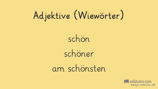 Wie nennt man Wiewörter noch? Eine einfache Erklärung mit Beispielen