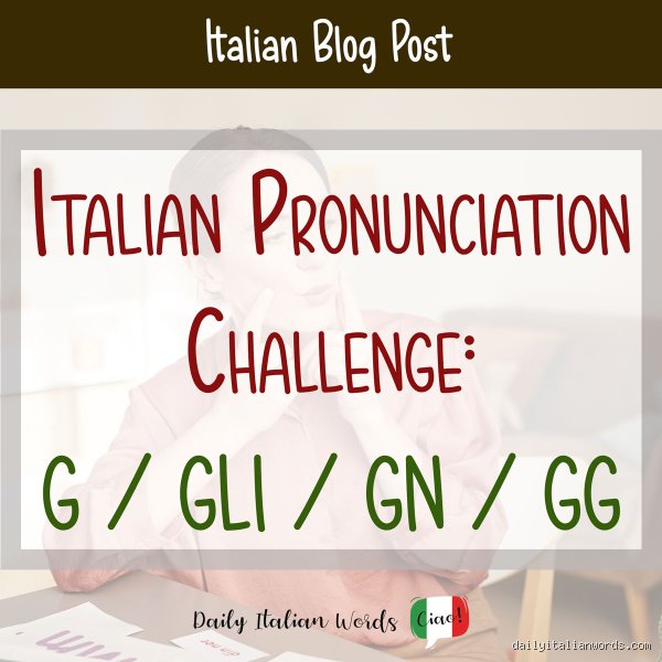 Wie spricht man "GG" im Italienischen aus?