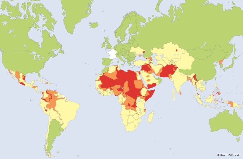 Quels sont les pays où il est déconseillé de voyager : la réalité brutale des zones rouges en 2026