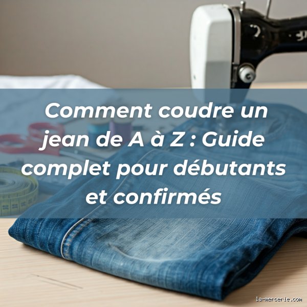 Quelle tension pour coudre un jean ?