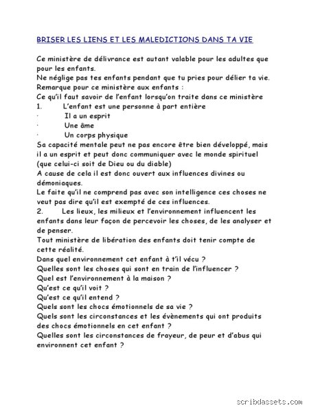 Quelle est la prière pour couper les liens et briser toutes les malédictions ? Guide complet pour un renouveau spirituel profond