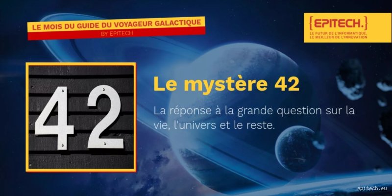Pourquoi le chiffre 42 est le chiffre de la vie ?