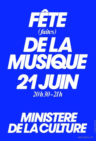 Quelle est l'année de la première Fête de la Musique officielle en France ?