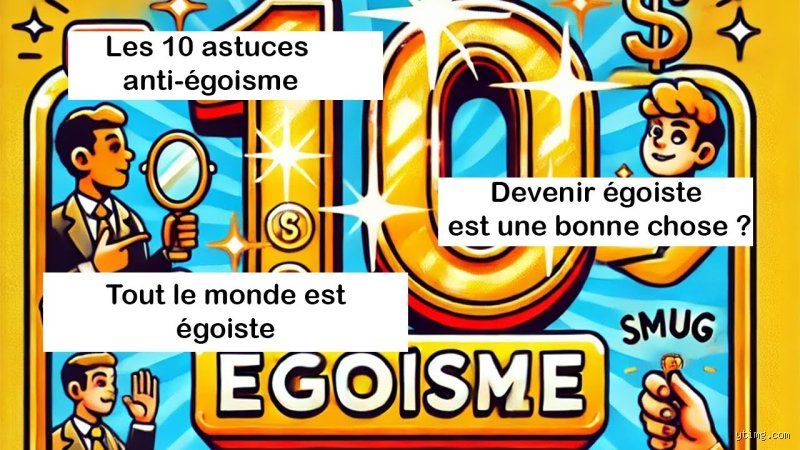 Comment travailler son égoïsme ?