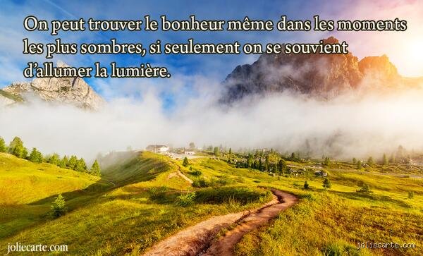 Où on peut trouver le bonheur ?