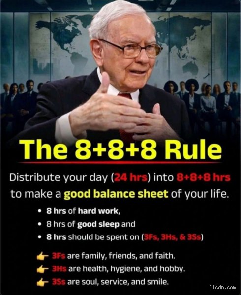 Quelle est la règle 8-8-8 de Warren Buffett pour dompter votre temps et votre capital ?