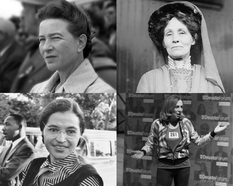 Qui sont 4 femmes célèbres ?