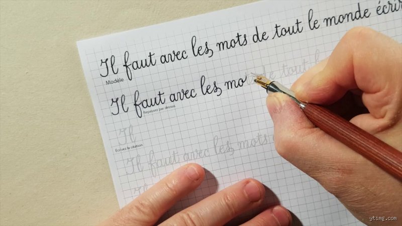 Comment appelle-t-on l'écriture à la main ?
